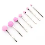 7pcs 4 5 6 8 10 12 13mm Ball Mounted Ceramic Stone Grinding For Dremel Drill Bit