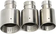 Exhaust Tail Pipe For Golf For GTI MK7 Exhaust System Single Universal Pipe 60MM 63MM Nozzle 1piece Car Muffler Tip Exhaust Tip Exhaust Tip(ID60MM OD89MM)