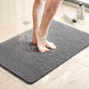 Non Slip Shower Mat Grey 60x90cm