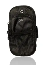 QIDI Armband Phone Holder for Running | Two Zipper Pockets and Mesh Pouch. NS-7