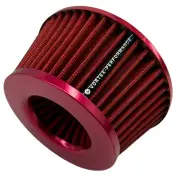 for BMW F10 M5 FRONT MOUNT AIR INTAKE Filter SLIM RED v2