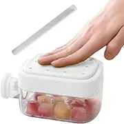 Water Bottle Cube Ice Tray | 500ml Ice Tray Bottle | Easy Release Portable Hot Weather Supplies with Lid and Straw for Daily Life Kitchen Picnic Camping Gathering