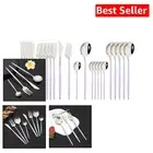 Chic 24-Piece Stainless Steel Cutlery Set with Carrying Case - Ideal for Gifts