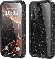 nincyee Waterproof Case for Samsung Galaxy A56 5G,Built in Screen Protector,4 in 1 Water/Dirt/Snow/Shock Proof Transparent Bumper Shell Cover with Lanyard