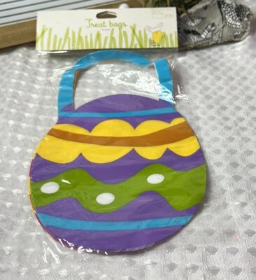 Easter Egg Basket Shaped Party Treat Bags New Package Of 10 Target