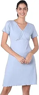 [Motherly] Women's Soft Modal Cotton Maternity Nursing Top and Skirt Loungewear