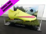 ✺Signed✺ AARON MOOY Boot PROOF COA Socceroos World Cup A-League 2023 Jersey