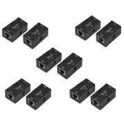 10PCS 10M/100Mbp Passive RJ-45 POE Injector Splitter Power Over Ethernet Adapter