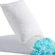 Cooling Adjustable King Size Memory Foam Pillows - Soft Support for All Sleepers