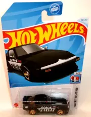 2024 HOT WHEELS 1:64 HW FIRST RESPONSE 8/10 BLACK MAZDA RX-7 POLICE