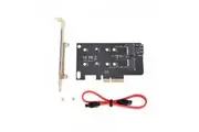 Simplecom Dual M.2 B Key and M Key to PCI-E x4 and SATA3 PCI-E Card (EC412)