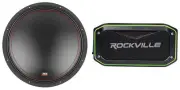 MTX 5515-22 15" 400 Watt RMS DVC 2-ohm Car Audio Subwoofer Sub+Home Speaker