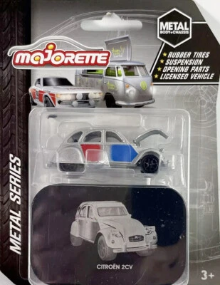 Majorette '76 Citroen 2CV in Deluxe Edition tin, moving parts