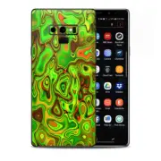 Skins Decal Wrap for Samsung Note 9 - green glass trippy psychedelic