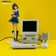 DIY Retro Mini Computer-design Game Console Support AV Input HD 3.5" LCD Screen