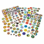 Super Rolls Of Stickers Assortment, Stationery, 10 Pieces