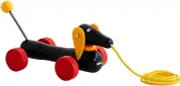 BRIO Infant Toddler - Dachshund Sausage Dog Pull Along Toddler Toys for Ages 12