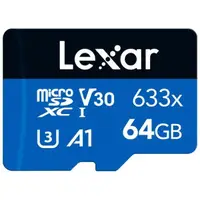 在飛比找友和YOHO優惠-Lexar microSDHC 633X 記憶卡 64GB 