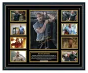 DWAYNE JOHNSON THE ROCK MOST ICONIC MOVIES SIGNED POSTER FRAMED L/E MEMORABILIA