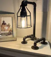 Handmade Industrial Pipe Lamp