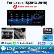 For Lexus IS RC 200 250 300 350 2013-2019 CarPlay Car Radio Player GPS Screen