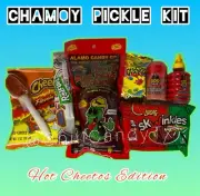 Chamoy Pickle Kit with Hot Cheetos Edition - Mexican Candy Snack Pack! Yum!