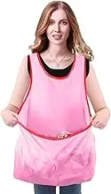 Laundry Apron With Large Pocket, Portable Clothes Drying Bib, Sleeveless Waterproof Apron for Harvest