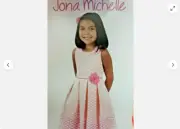 JONA MICHELLE Girl's Special Occasion Dress (Coral 3T)NWT