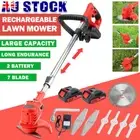 Cordless Grass Trimmer Garden Lawn Cutter Whipper Snipper 2-Battery For Makita