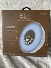 NEW SLF White Noise Sleep Speaker Bluetooth RGB Lights Alarm Clock Nature Sounds