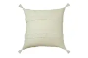 Indra Tassel Cushion (Off White) - 45 x 45cm