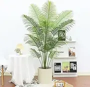 160cm Artificial Areca Palm Tree – Realistic Faux Tropical Plant with Pot Indoor or Outdoor Use 160cm (12 Leaves), for Home & Office Décor – No Maintenance