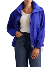 [David Lawrence] Windbreaker Jacket in Ultramarine