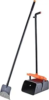 Generic Set of 2 Dog Waste Scooper Tray and Rake for Various Pet Sizes