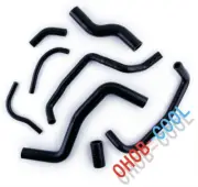 Black Radiator Hose For 93-97 Toyota Corolla AE101 111 102 4AFE 7AFE 1.8L Engine (for: Toyota)