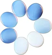 [YWG Stone] Opalite Natural Opal 7pieces/lot Palm Stone Crystal Quartz Reiki Healing Chakra