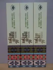 Sweetgrass & Yerba Santa ~ Smudge Sticks 3 x Packs Green Tree - Native Soul