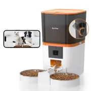 Automatic Cat Feeder with Adjustable Camera for 2 Cats, 5G WiFi 6L Smart Cat ...