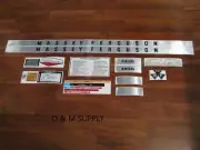 Tractor decal set stickers kit gas or diesel to fit Massey Ferguson 1215-1022