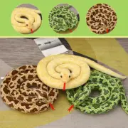 Giant Snakes Plush Toy Simulation Long Python Stuffed Snake Kids Gift Party AU