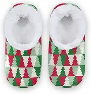 [Caihoyu] House Slippers for Kids Fuzzy Fleece Anti-Skid Sole Lightweight House Slipper Socks Hotel Travel Bedroom Airplane Party