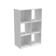 Flexi Storage Clever Cube 2 x 3 White Compact Storage Unit