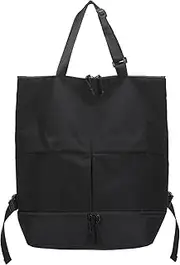 [Barsine] Convertible Tote Backpack with Shoe Compartment, 28L Large Foldable Backpack for Travel Lightweight