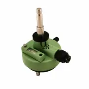 Green Three-Jaw Metal Tribrach Adapter With Optical Plummet Fits For Prism