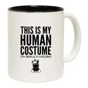 This Is My Human Costume Unicorn Mug Cup