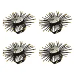 Kim Seybert Flare Napkin Rings, Set of 4