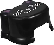 Step Stool for Adults Poop Stool for Adults Shower Stool Steps Nonslip Black Multi-Functional