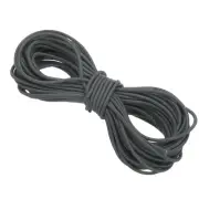 Elastic Cord Heavy Stretch String Rope 3/32" 11 Yards （Dark Gray）