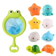 Colorful Animal Bath Toy Fishing Game Set With Light Up Feature For Kids