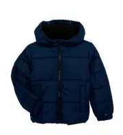 New Boys Swiss Tech Puffer Jacket Blue Cove kids Size XS (4-5)